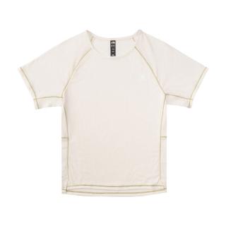 【The North Face】北臉 短袖上衣 女 吸濕排汗 防曬 W SUNRISER SS 米白 NF0A8DFGQLI