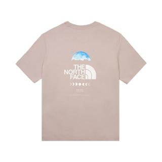 【The North Face】北臉 短袖上衣 男 女 中性 U RLX FUTURE MOON SS TEE GRAPHIC 灰 NF0A8D831OA
