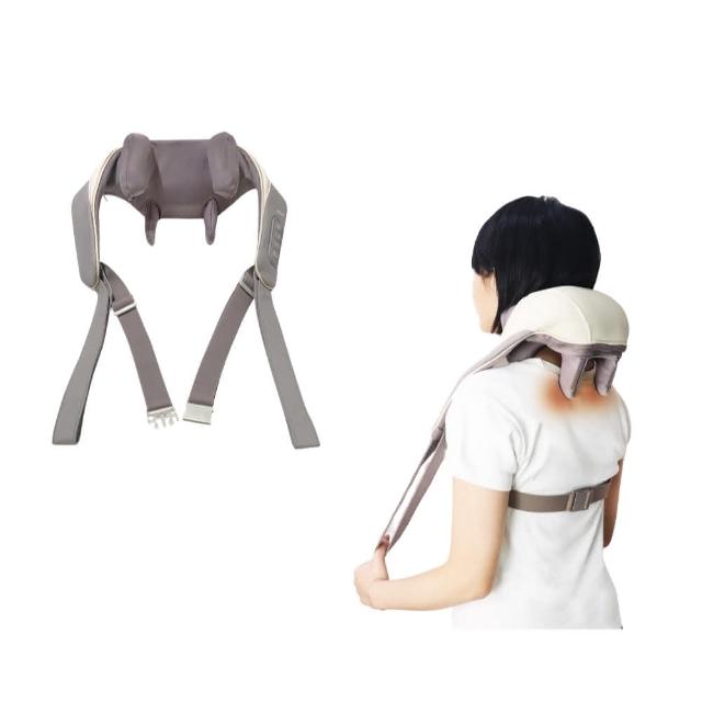 【KINYO】免手持肩頸揉捏按摩器 IAM-2706(按摩器 無線頸部按摩器 6D按摩頭)