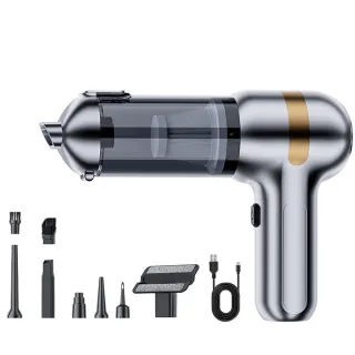 【SUITU】無刷一鍵倒塵手持吸塵器 吸吹抽充四合一除塵器 車家兩用 小型清潔無線吹塵器(充氣機 抽氣機)