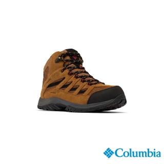 【Columbia 哥倫比亞】男款-防水高筒登山鞋-寬楦-棕色(UBI06520BN/JS)