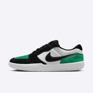 【NIKE 耐吉】SB Force 58 男 滑板鞋 運動休閒鞋 麂皮 舒適 穿搭 白黑綠(DV5477-101)
