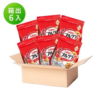 【Calbee 卡樂比】富果樂水果麥片(380gX6入)