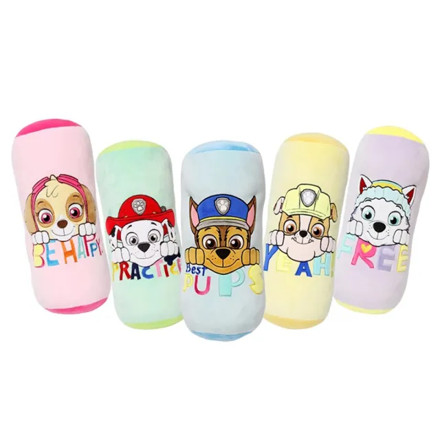 【paw patrol 汪汪隊立大功】圓圓條型兒童抱枕(共有5款汪汪隊短絨毛棉柔條型枕)
