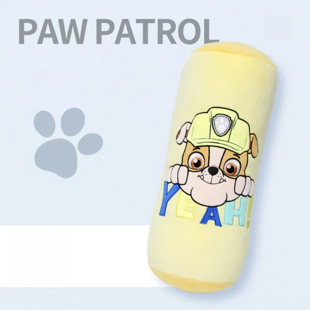 【paw patrol 汪汪隊立大功】圓圓條型兒童抱枕(共有5款汪汪隊短絨毛棉柔條型枕)