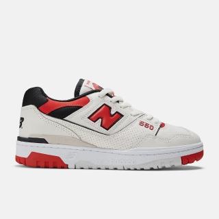 【NEW BALANCE】NB 休閒鞋 男鞋 女鞋 運動鞋 米白紅 BB550VTB-D楦