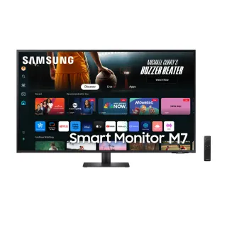 【SAMSUNG 三星】43型 4K HDR 淨藍光智慧聯網螢幕 M7(S43DM702UC)