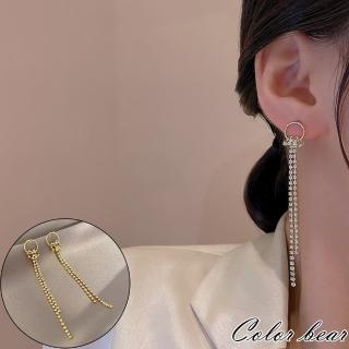 【卡樂熊】韓系打結圈圈造型耳環飾品(耳環飾品)