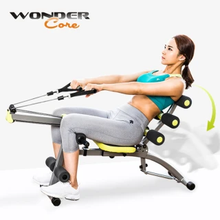 【Wonder Core】全能塑體健身機 強化升級版(健腹機/划船機/重訓機)