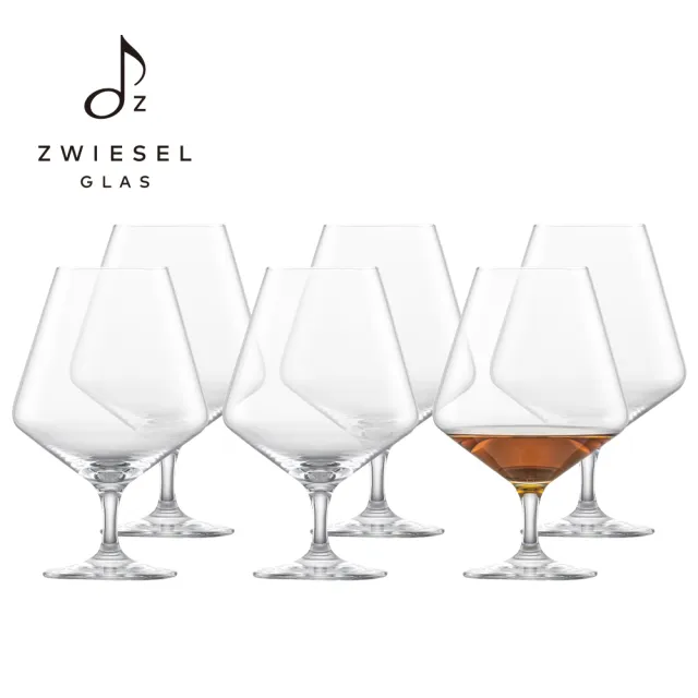 【ZWIESEL GLAS】PURE系列水晶杯6入組(白蘭地杯/白酒杯/玻璃杯/水晶杯/馬丁尼杯/調酒杯)雙11限定