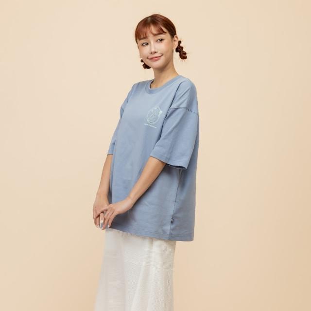【NEW BALANCE】NB 短袖上衣 女 美規 藍紫 WT51940DUS