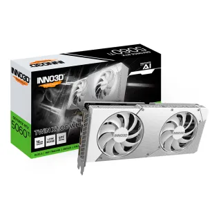 【Inno3D 映眾】GeForce RTX 5060TI 16GB GDDR7 TWIN X2 OC WHITE 顯示卡(N506T2-16D7X-191073W)