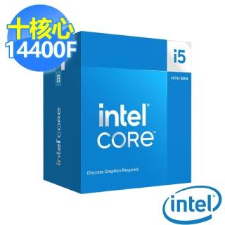 【Intel 英特爾】i5-14400F 10核心處理器(2.5GHz Max 4.7 GHz)