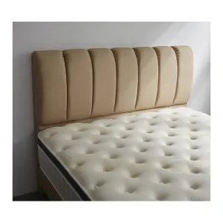 【藤原傢俬】伊莉莎白貓抓皮床頭雙人加大6尺(不含床架/底)