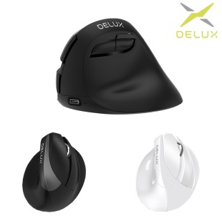 【DeLUX】M618mini 雙模垂直靜音光學滑鼠
