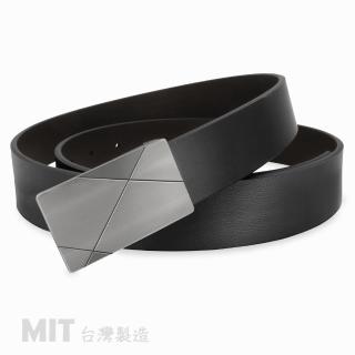 【CH-BELT 銓丞皮帶】正式男皮帶 商務休閒 紳士皮帶腰帶(黑)