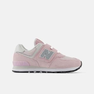 【NEW BALANCE】NB 運動鞋 童鞋 中童 兒童 魔鬼氈 粉 PV574ESP-W楦