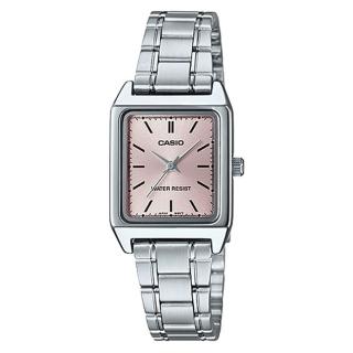 【CASIO 卡西歐】LTP-V007D-4E日韓風不鏽鋼女指針錶(精緻典雅 錶徑約2.2公分)