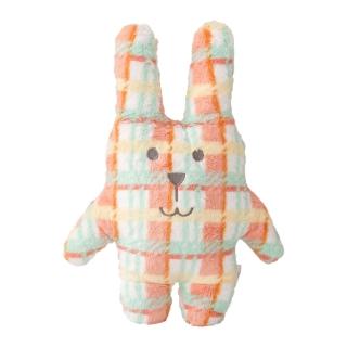【CRAFTHOLIC 宇宙人】歡樂彩條格兔寶貝枕 生日禮物 聖誕節 送禮推薦 交換禮物 除舊布新(Lealea系列)