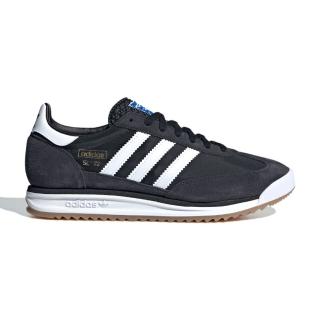 【adidas 愛迪達】SL 72 RS 男鞋 黑白色 膠底 麂皮 復古 運動 休閒鞋 JI1282