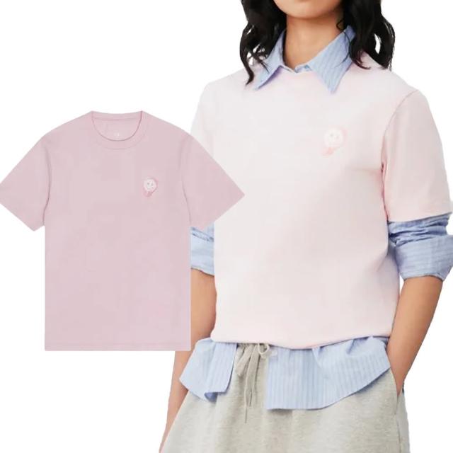 【CONVERSE】Summer Festival Tee 女款 棉質 粉色 舒適 復古 短袖 10028733-A02