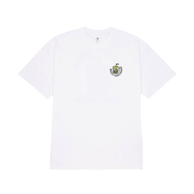 【CONVERSE】Refresh Tee Pale 男款 白色 圓領 舒適 插畫 短袖 10027736-A03