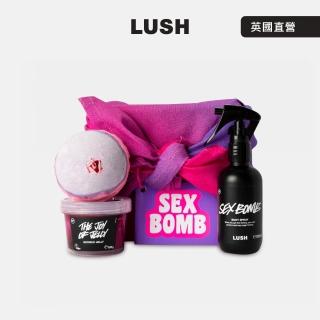 【LUSH 嵐舒】性感花香 身體噴霧禮盒(沐浴果凍/泡澡球/噴霧/花香/茉莉/依蘭依蘭)