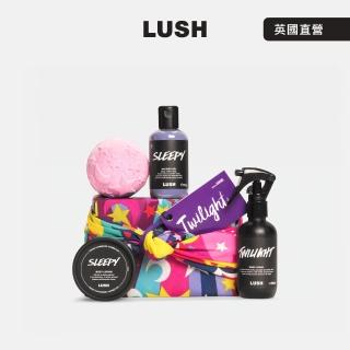 【LUSH 嵐舒】醉人薰衣草 身體噴霧禮盒(沐浴乳/泡澡球/噴霧/薰衣草/安息香)