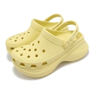 【Crocs】洞洞鞋 Bae Clog 女鞋 黃色金針花 復古克駱格 厚底 增高 休閒鞋 卡駱馳(20630278R)