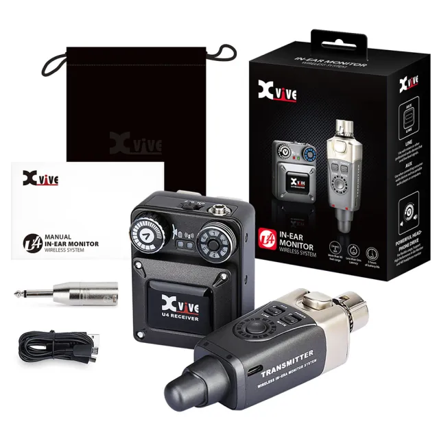 【Xvive】U4 Wireless IEM System 入耳式無線監聽傳輸介面(海國)