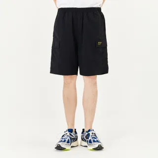 【Mark Gonzales官方旗艦】男款 尼龍工裝短褲 - 黑色