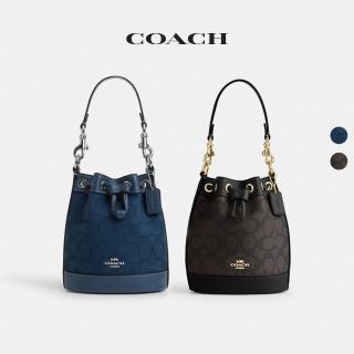 【COACH】蔻馳官方直營 經典Logo迷你水桶包 老花 丹甯-多色可選(CR144/CR145/CT863/CW299/CY740)