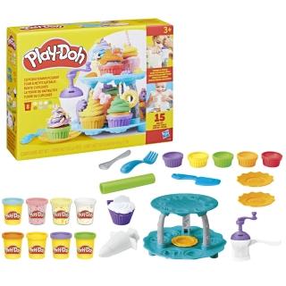 【PLAYDOH 培樂多】彩泥系列(杯子蛋糕塔遊戲組)