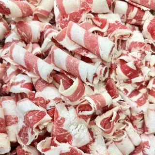 【小嚼士】NG福利品 牛五花火鍋肉片 500g 7入組(牛肉 牛肉片 烤肉片 冷凍牛肉 燒肉片 燒烤片)
