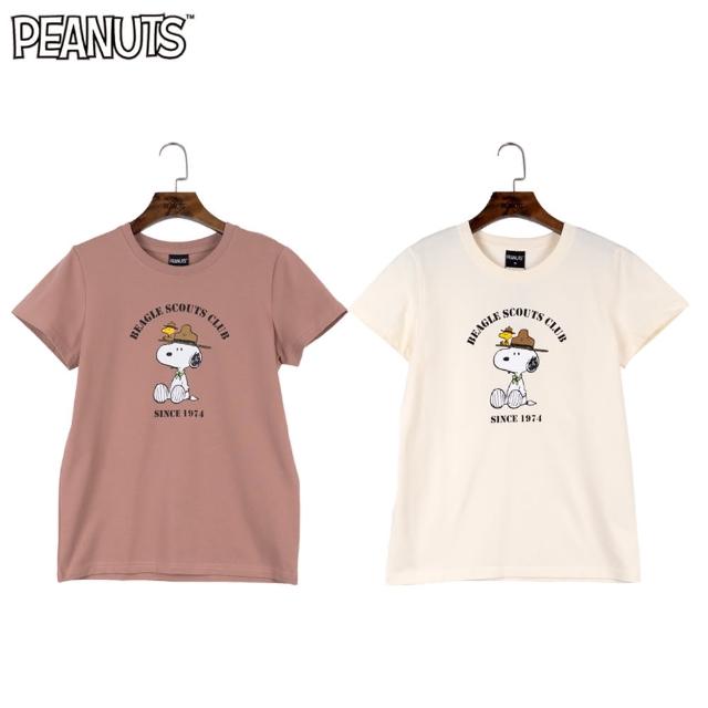 【SNOOPY 史努比】史努比偵查隊寬版T恤