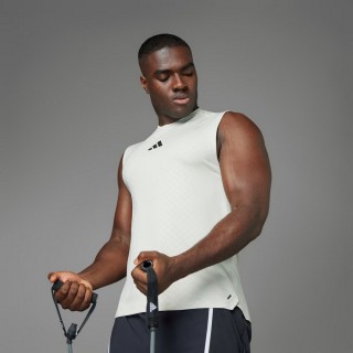 【adidas 愛迪達】POWER 3-STRIPES 運動背心(JM3188 男款 涼感訓練坦克背心 白)