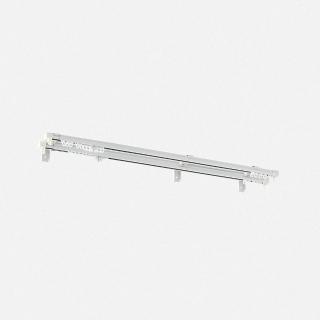 【特力屋】雙軌型手拉式伸縮窗簾軌道 1.21-2.2m