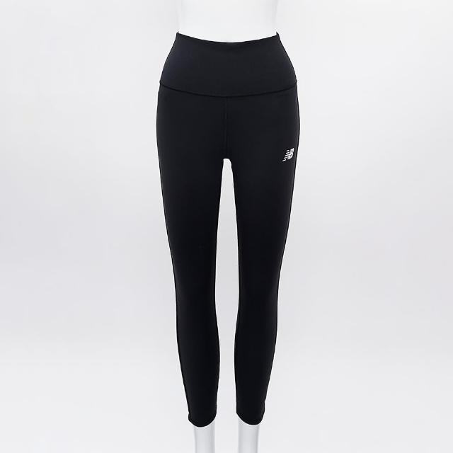 【NEW BALANCE】女款 黑色 高腰 滾邊 25吋 運動 休閒 緊身褲 WP51185BK