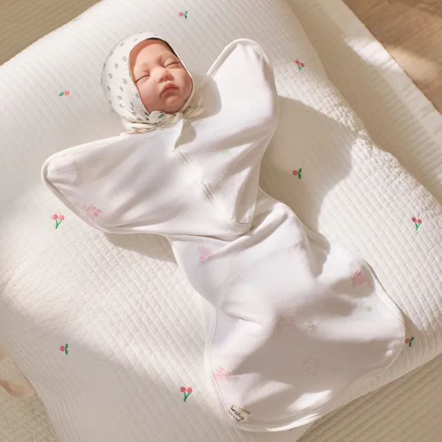 【Lolbaby】韓國 蝶型包巾baby swaddle 0-5m免脫換尿布(竹纖衣款_多款可選_嬰兒包巾)