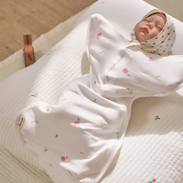 【Lolbaby】韓國 蝶型包巾baby swaddle 0-5m免脫換尿布(竹纖衣款_多款可選_嬰兒包巾)