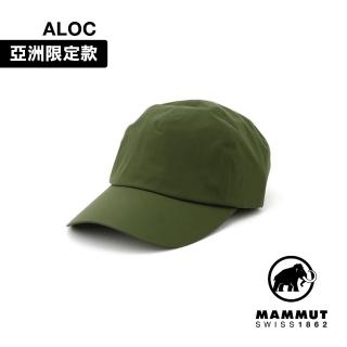 【Mammut 長毛象官方直營】Utility Gore-Tex Cap AF 防風防水可調式鴨舌帽 深沼澤綠 #1191-02070