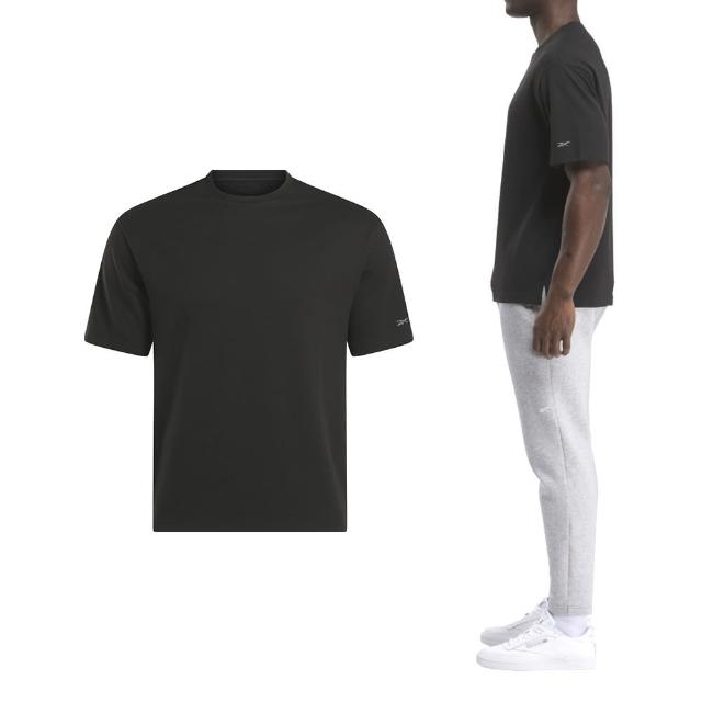 【REEBOK】Activ Coll Ss Tee 男款 黑色 T恤 基本款 運動 休閒 短袖 100075748