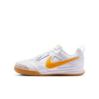 【NIKE 耐吉】GATO GS 室內運動鞋 排球鞋 羽球 大童鞋 女款 白橘色(HV9596-100)