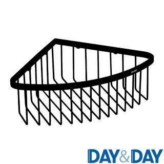 【DAY&DAY】精緻生活 轉角收納置物藍 墨黑(不含安裝)