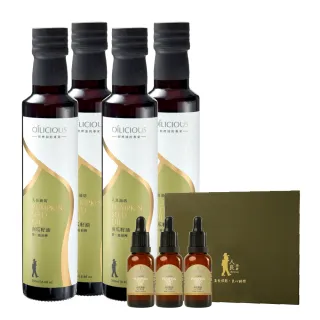 【人良油坊】第一道初榨南瓜籽油250mlx4入(加贈初榨油滴管三入組)