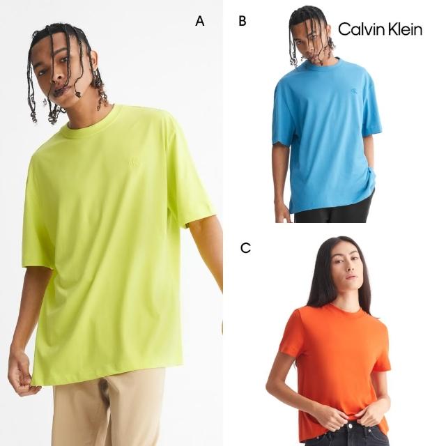 【Calvin Klein】官方旗艦館 CK 男女款 經典刺繡Logo短袖T恤 多款任選