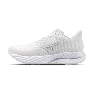 【MIZUNO 美津濃】Mizuno Wave Inspire 21 女鞋 超寬楦 白銀色 波浪片 支撐 運動鞋 慢跑鞋 J1GD2546-23