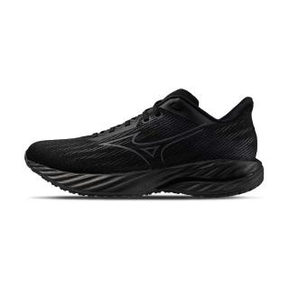 【MIZUNO 美津濃】Mizuno Wave Inspire 21 女鞋 超寬楦 黑色 平織網布 波浪片 支撐 慢跑鞋 J1GD2546-03