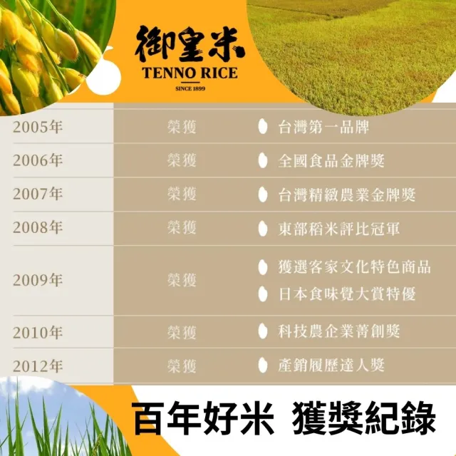【125年御皇米(花蓮百年品牌)】御皇有機糙米(2公斤一包 通過有機認證、花東有機米、東部米、有機、一等米)