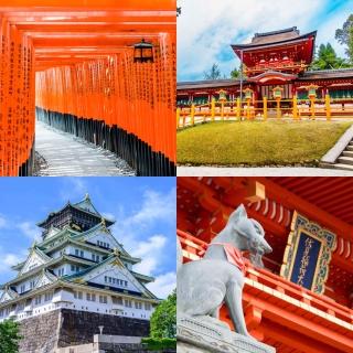 【吉航旅遊】精緻假期~京阪奈良門真購物廣場伏見稻荷大社清水寺春日大社+國產牛吃到飽五日-長榮/亞洲航空